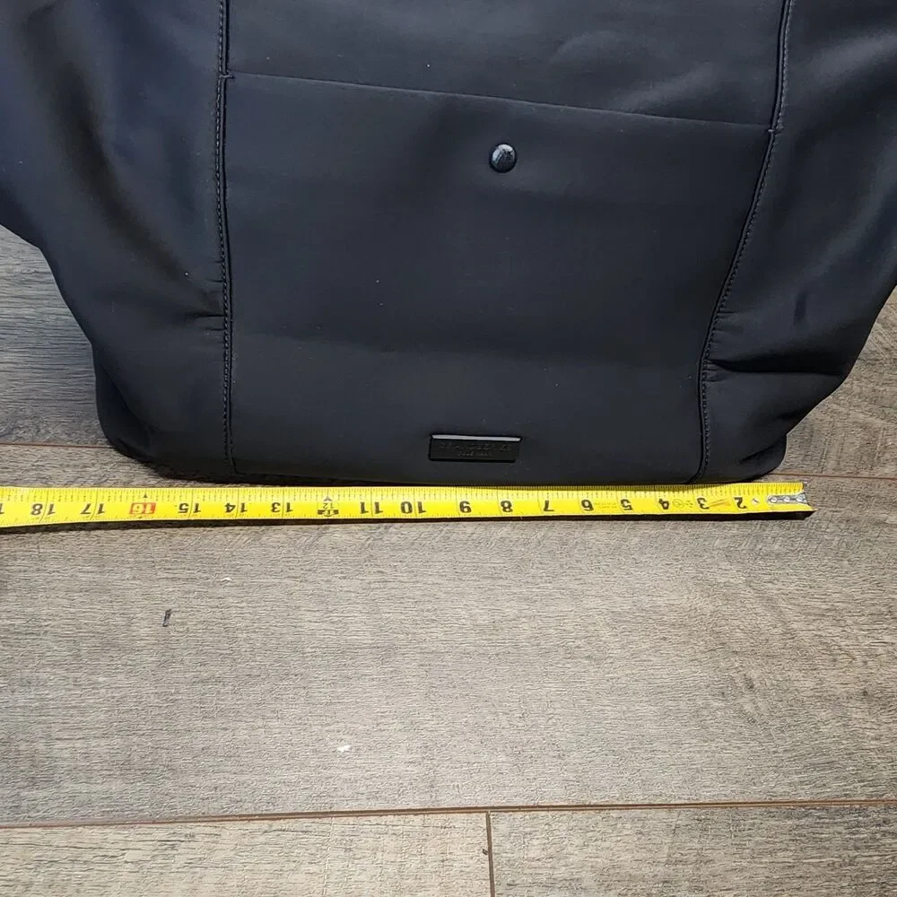 Cole Haan Grandseries Black Nylon W/Leather Trim Large Tote Bag Excellent Cond.